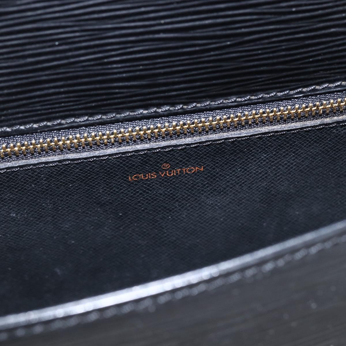 LOUIS VUITTON Epi Saint Cloud GM Shoulder Bag Black Noir M52192 LV Auth 156981