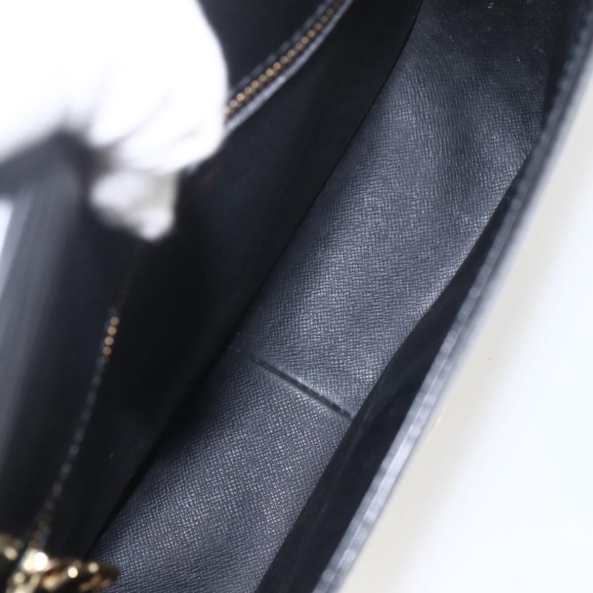 LOUIS VUITTON Epi Saint Cloud GM Shoulder Bag Black Noir M52192 LV Auth 156981