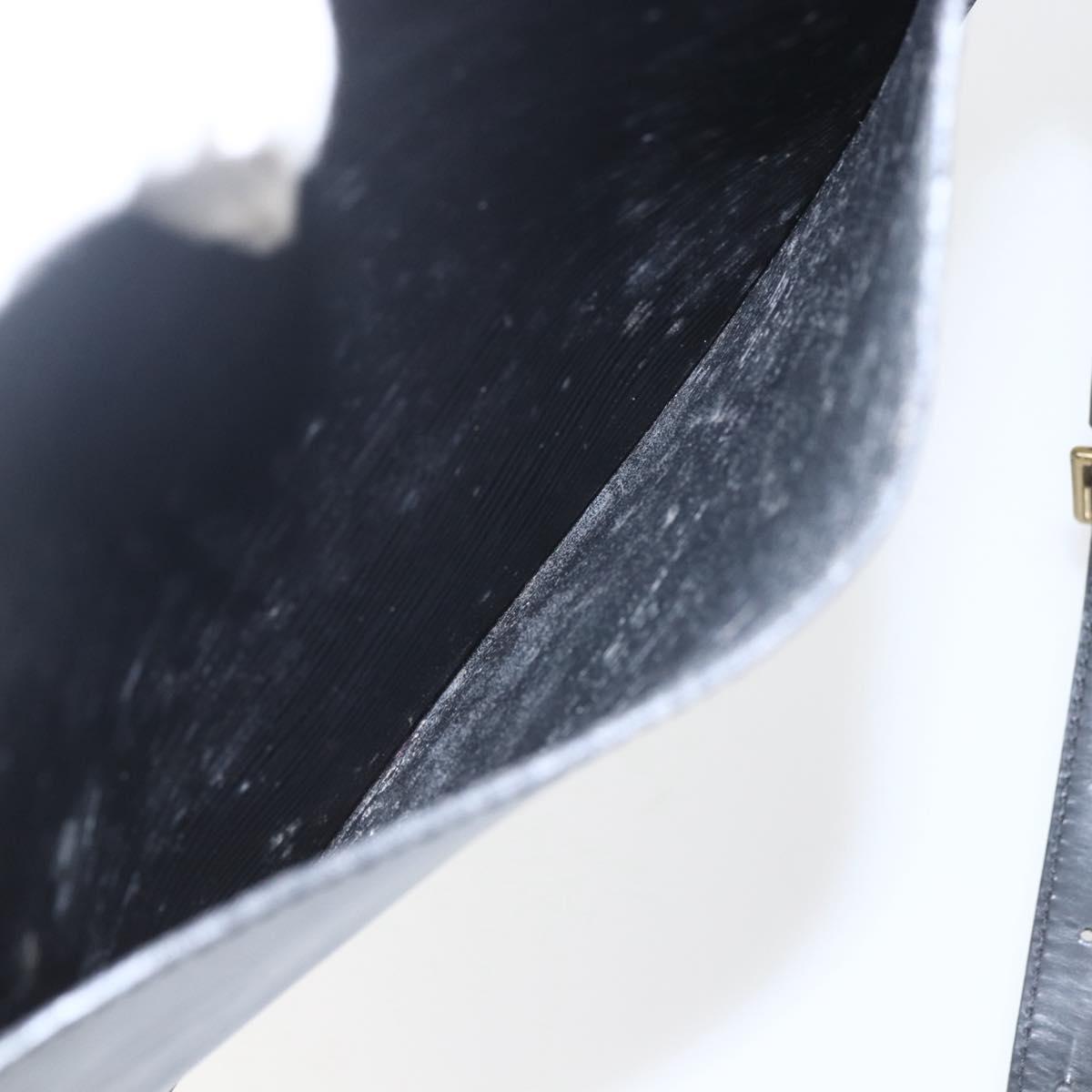 LOUIS VUITTON Epi Saint Cloud GM Shoulder Bag Black Noir M52192 LV Auth 156981