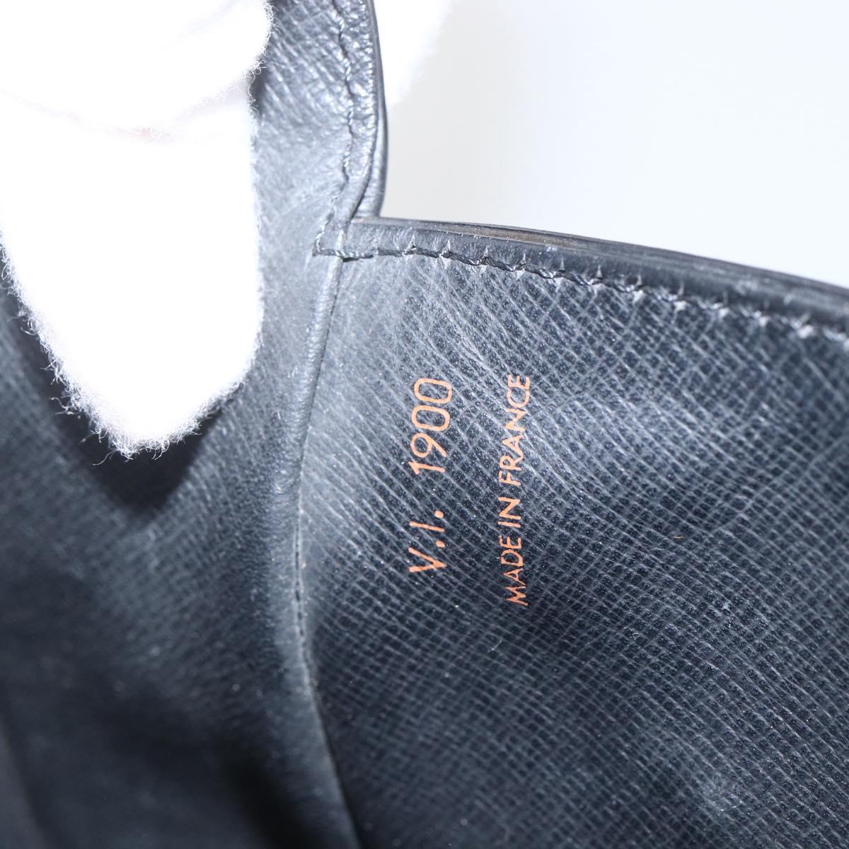 LOUIS VUITTON Epi Saint Cloud GM Shoulder Bag Black Noir M52192 LV Auth 156981