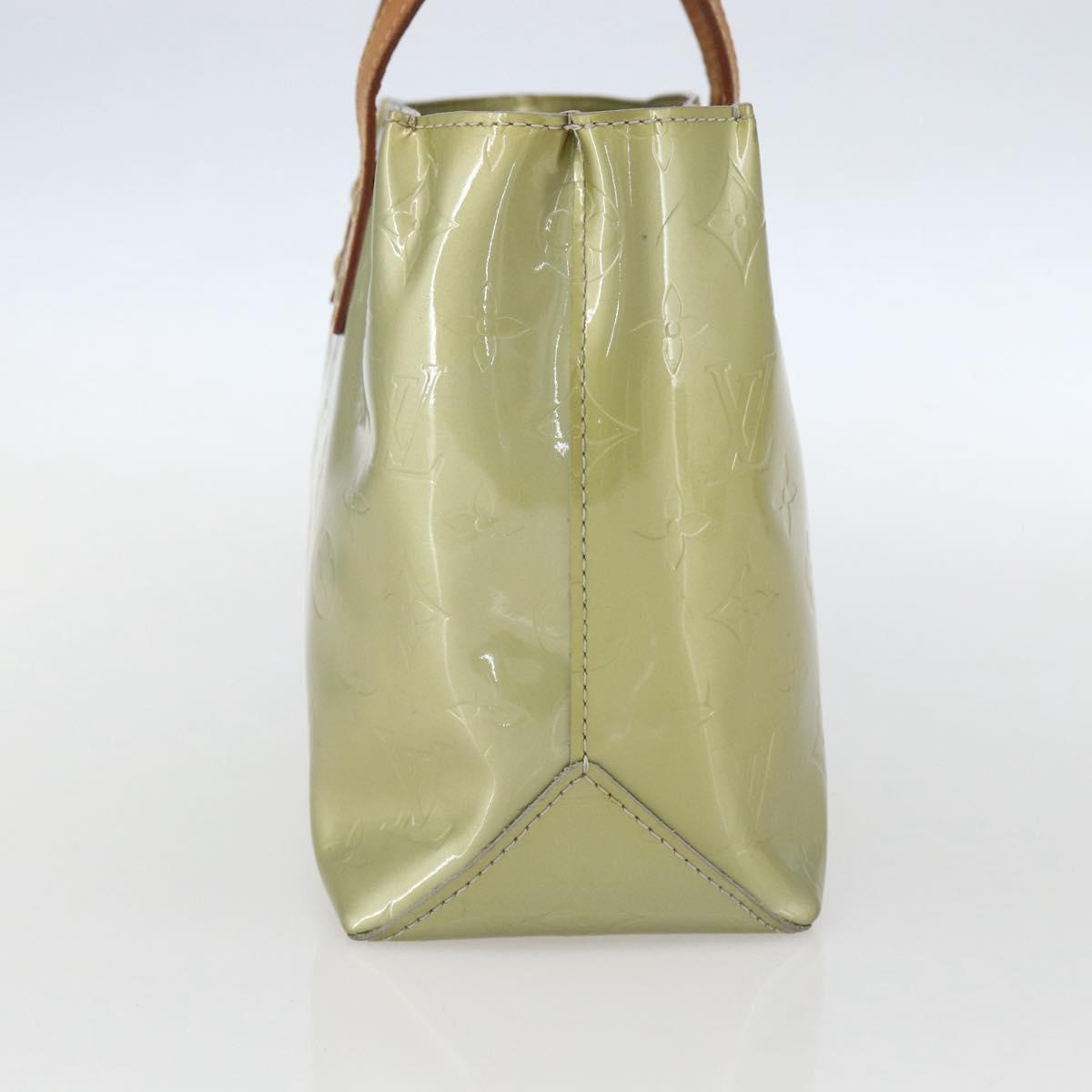 LOUIS VUITTON Monogram Vernis Reade PM Hand Bag Gris M91145 LV Auth 156990