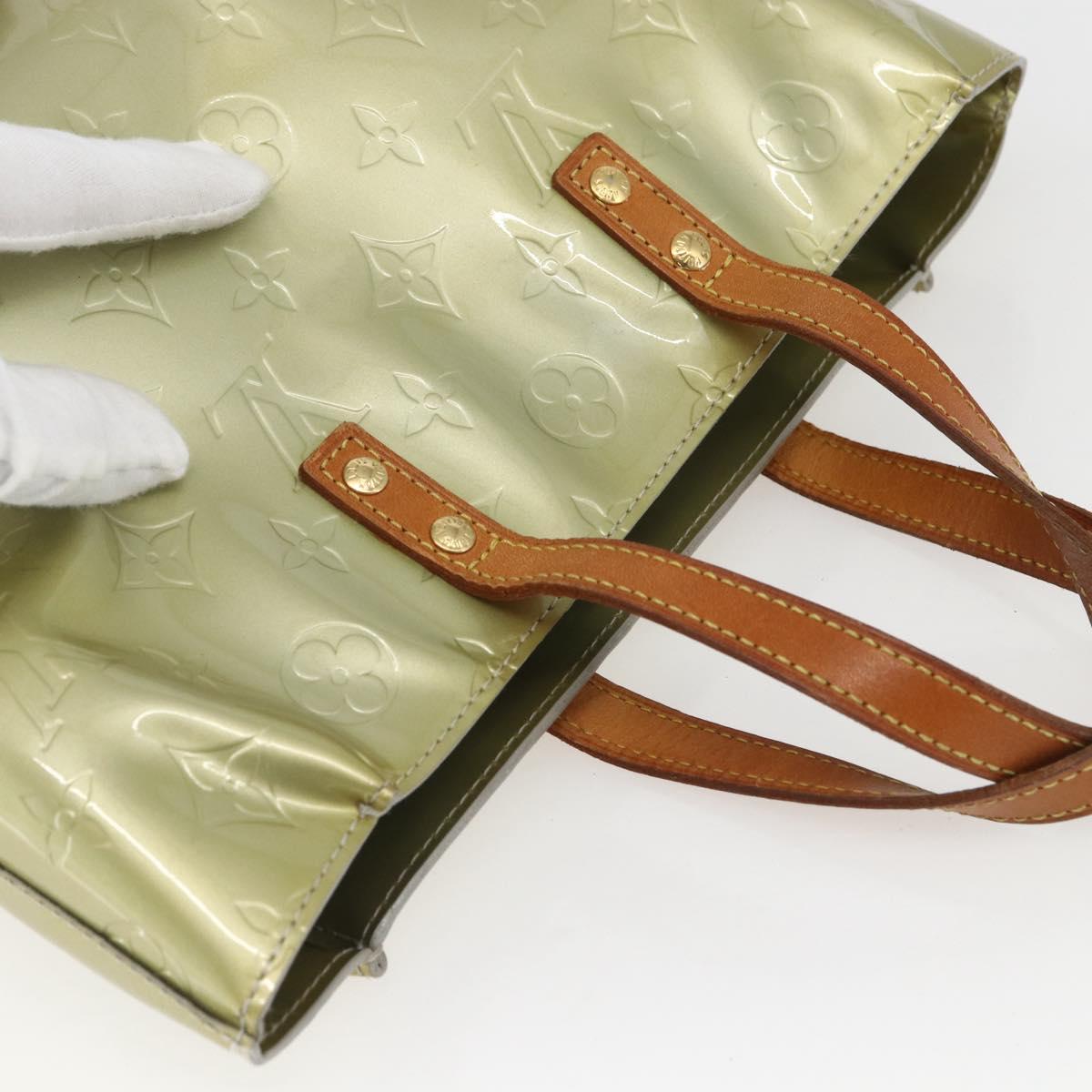 LOUIS VUITTON Monogram Vernis Reade PM Hand Bag Gris M91145 LV Auth 156990