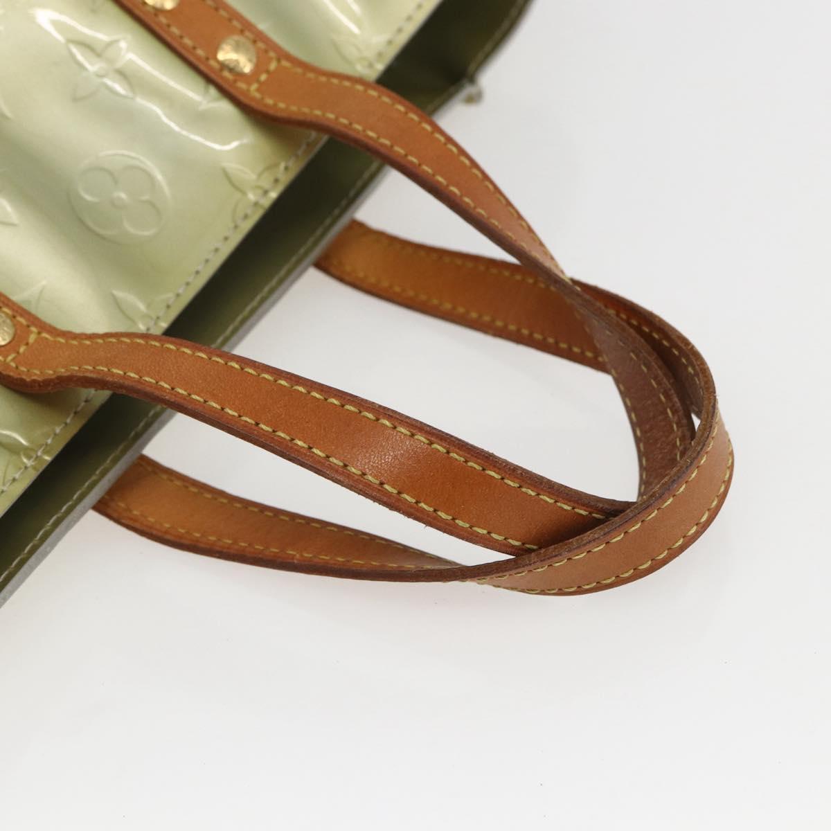 LOUIS VUITTON Monogram Vernis Reade PM Hand Bag Gris M91145 LV Auth 156990