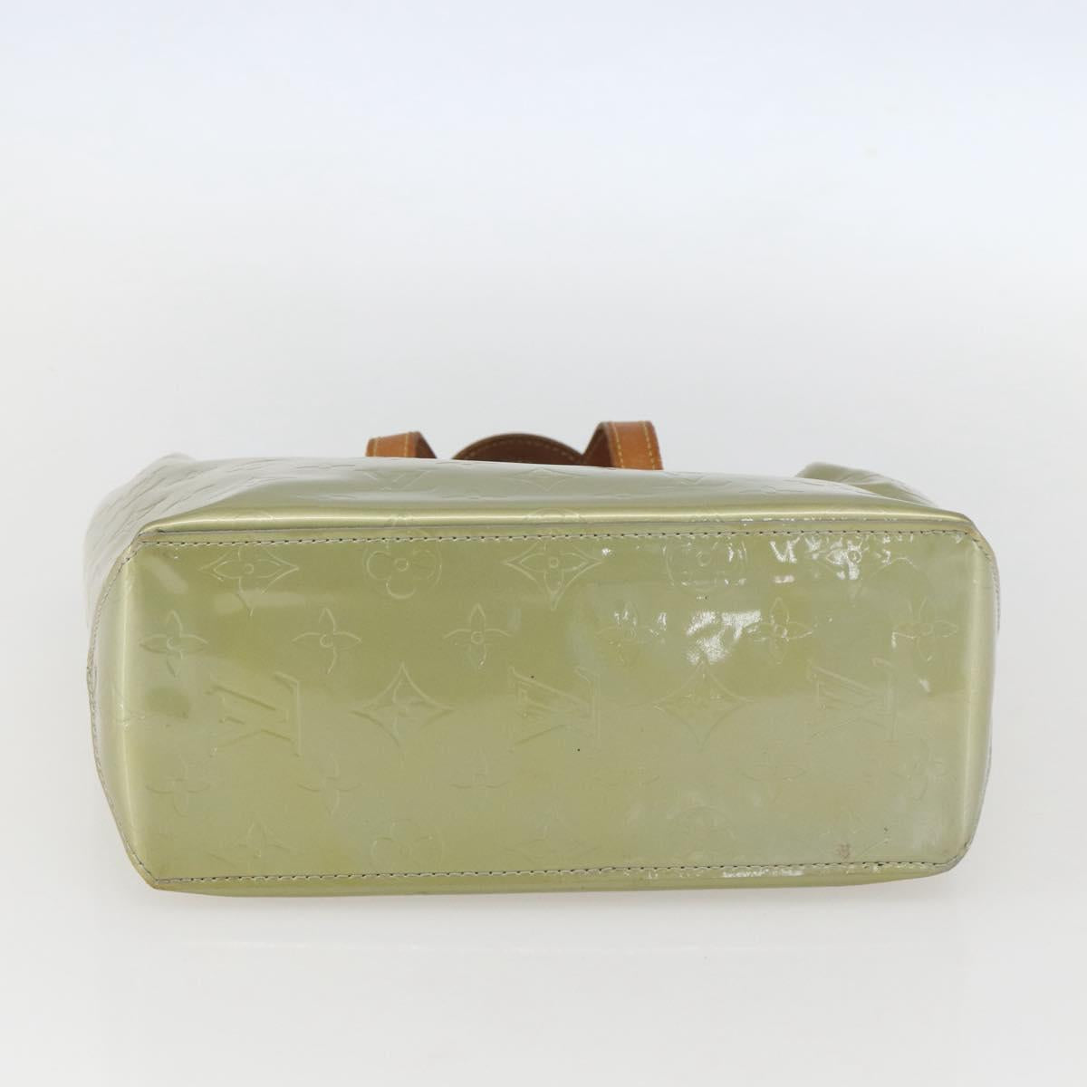 LOUIS VUITTON Monogram Vernis Reade PM Hand Bag Gris M91145 LV Auth 156990