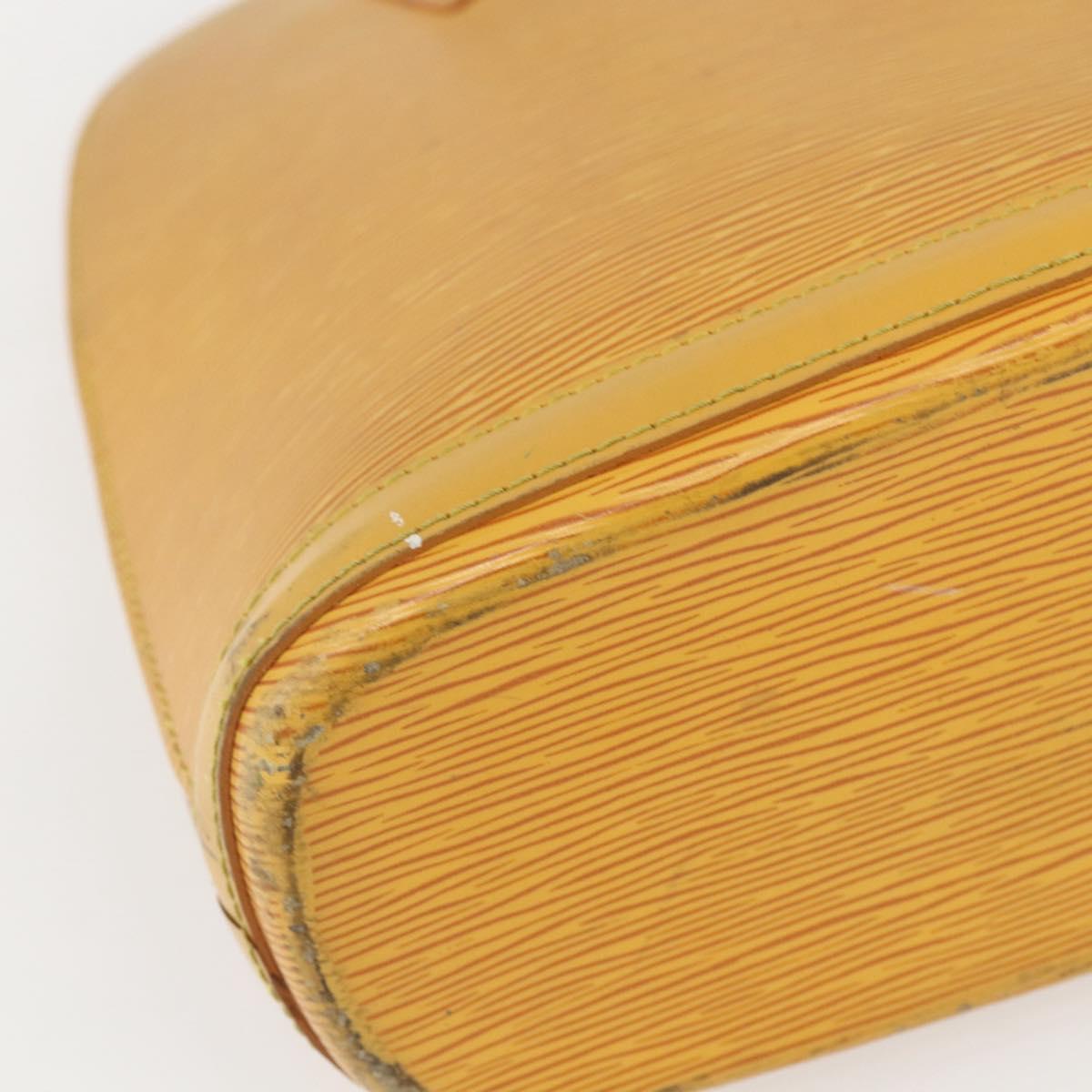LOUIS VUITTON Epi Lussac Shoulder Bag Yellow M52289 LV Auth 156993