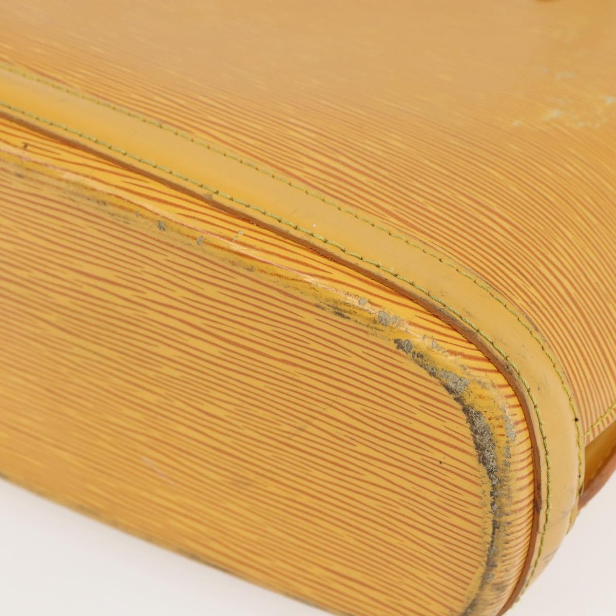 LOUIS VUITTON Epi Lussac Shoulder Bag Yellow M52289 LV Auth 156993