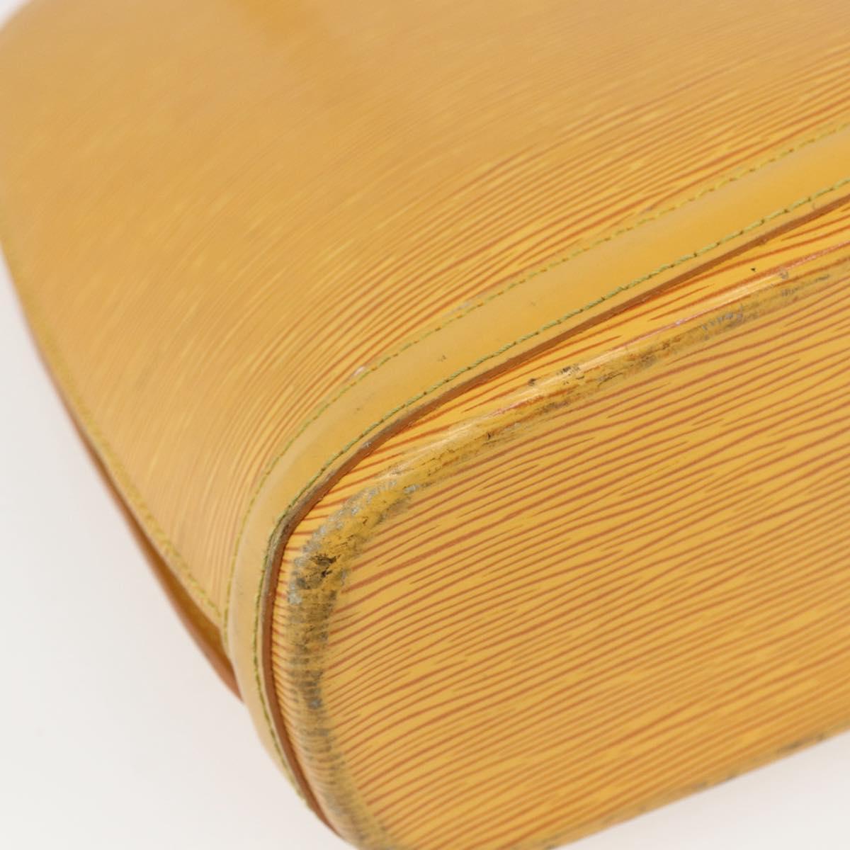 LOUIS VUITTON Epi Lussac Shoulder Bag Yellow M52289 LV Auth 156993