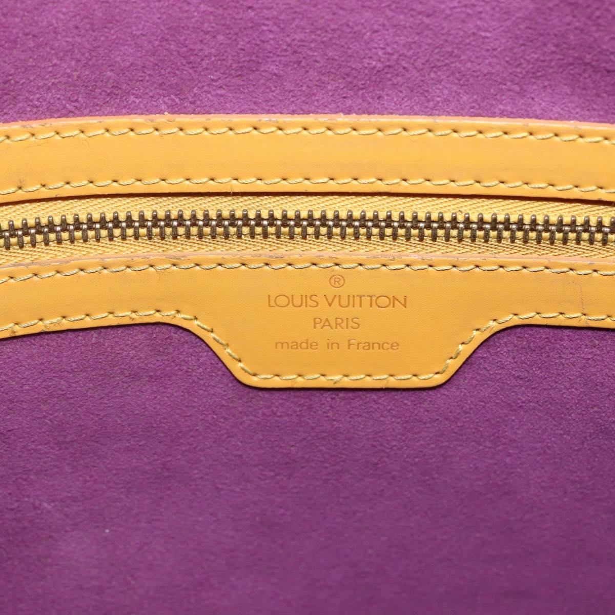 LOUIS VUITTON Epi Lussac Shoulder Bag Yellow M52289 LV Auth 156993