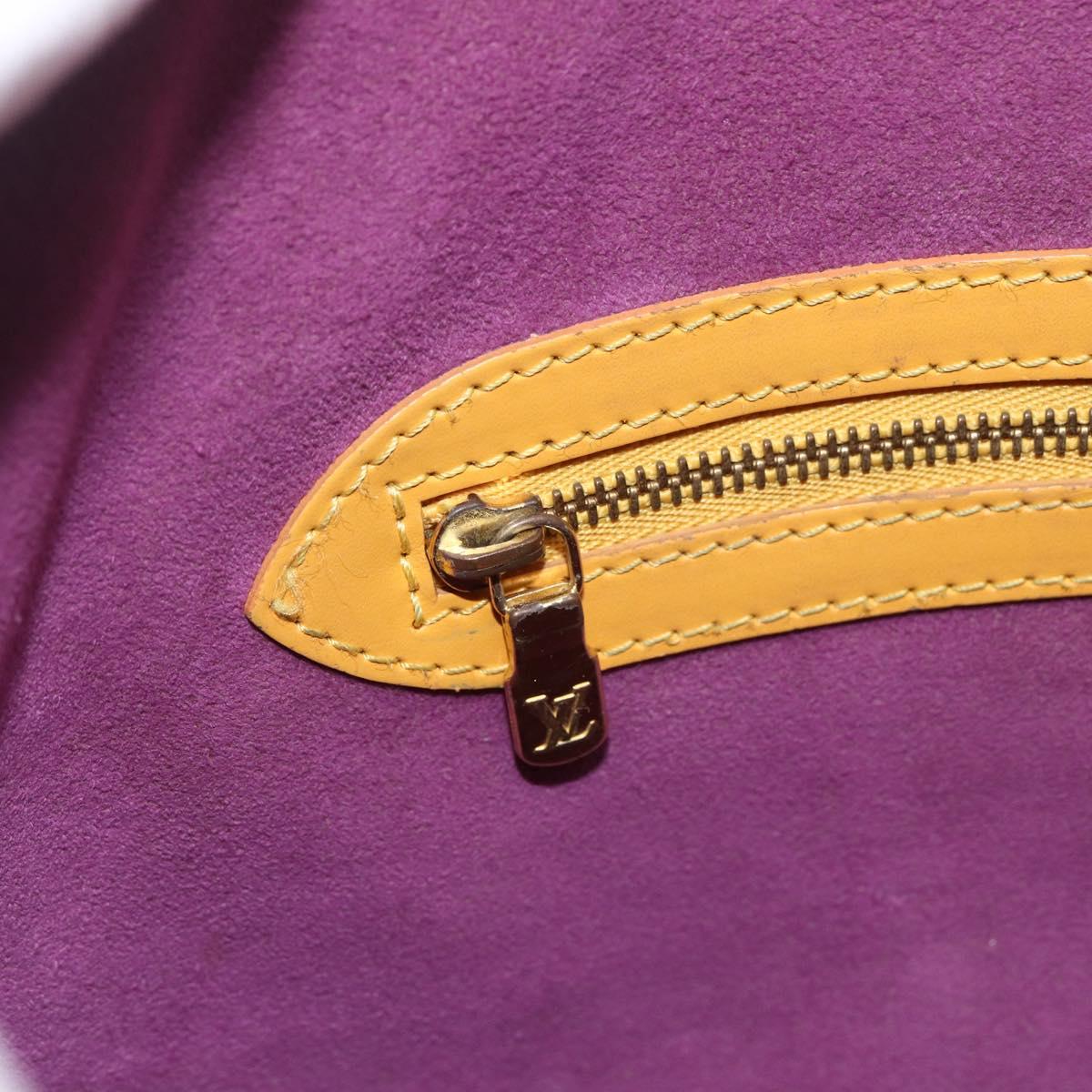 LOUIS VUITTON Epi Lussac Shoulder Bag Yellow M52289 LV Auth 156993