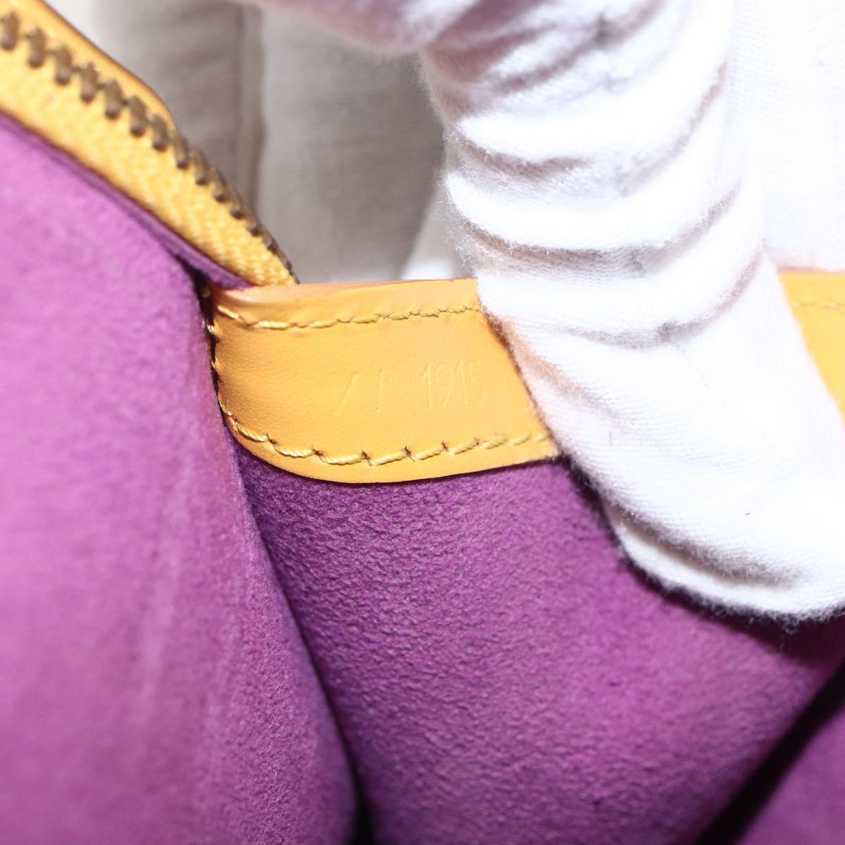 LOUIS VUITTON Epi Lussac Shoulder Bag Yellow M52289 LV Auth 156993