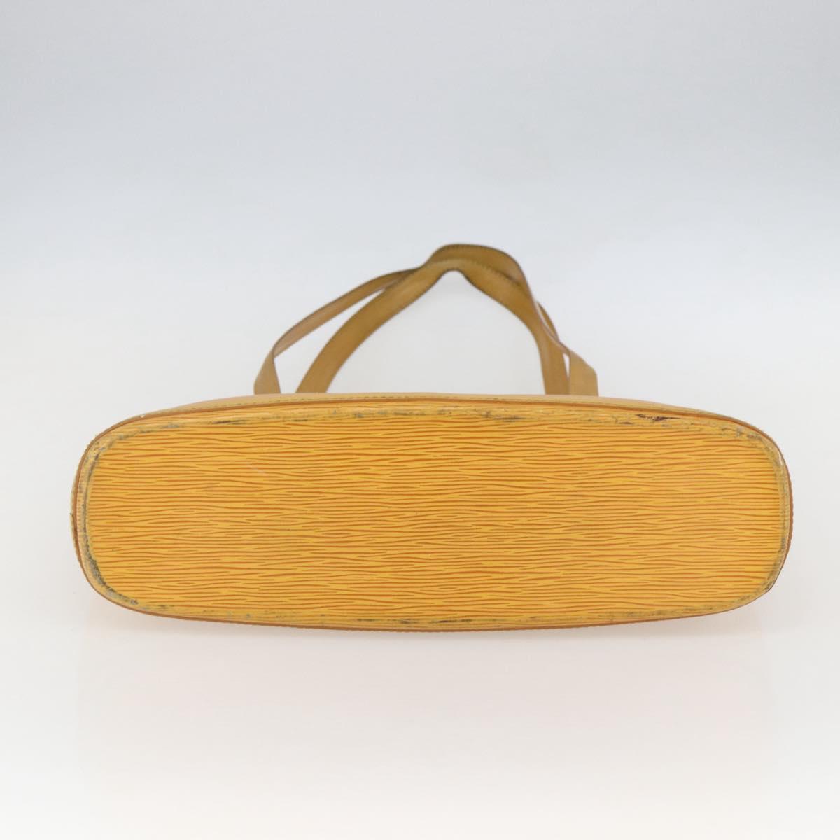 LOUIS VUITTON Epi Lussac Shoulder Bag Yellow M52289 LV Auth 156993