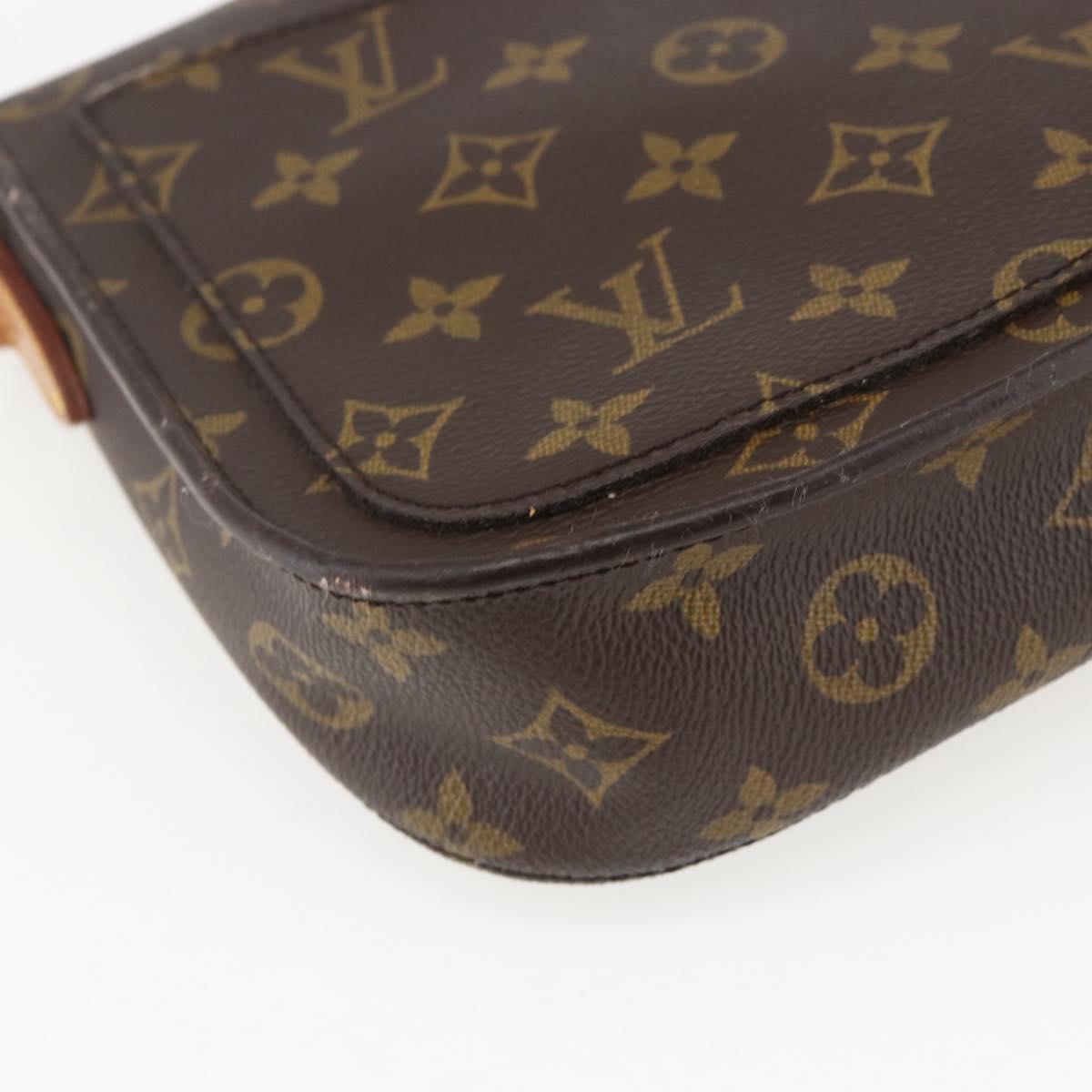 LOUIS VUITTON Monogram Saint Cloud MM Shoulder Bag M51243 LV Auth 156994