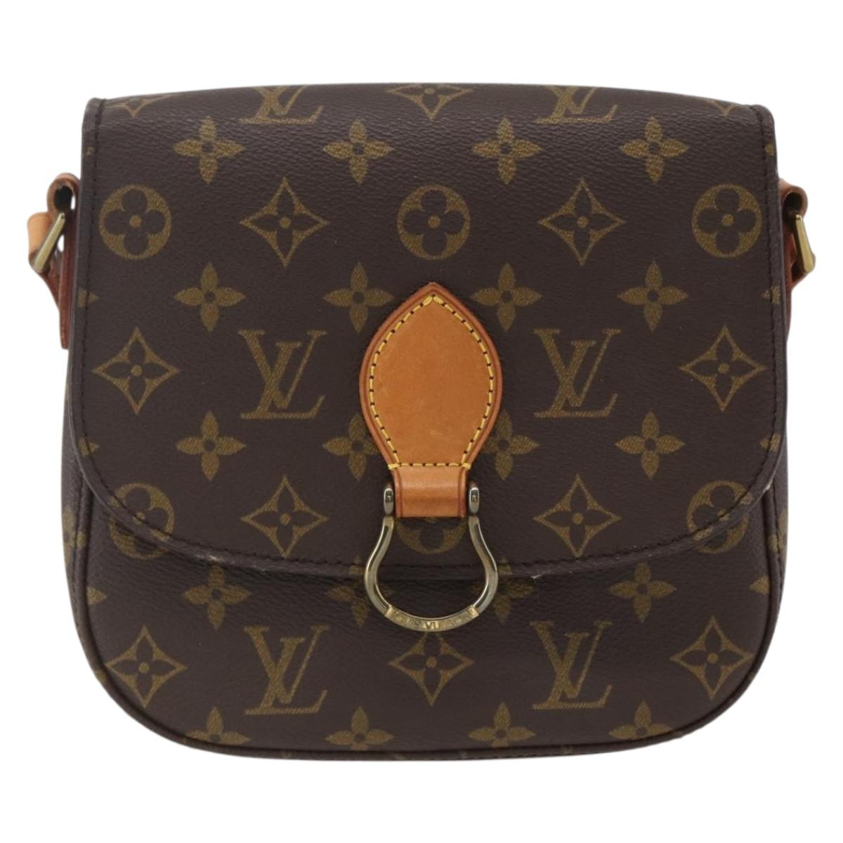 LOUIS VUITTON Monogram Saint Cloud MM Shoulder Bag M51243 LV Auth 156994