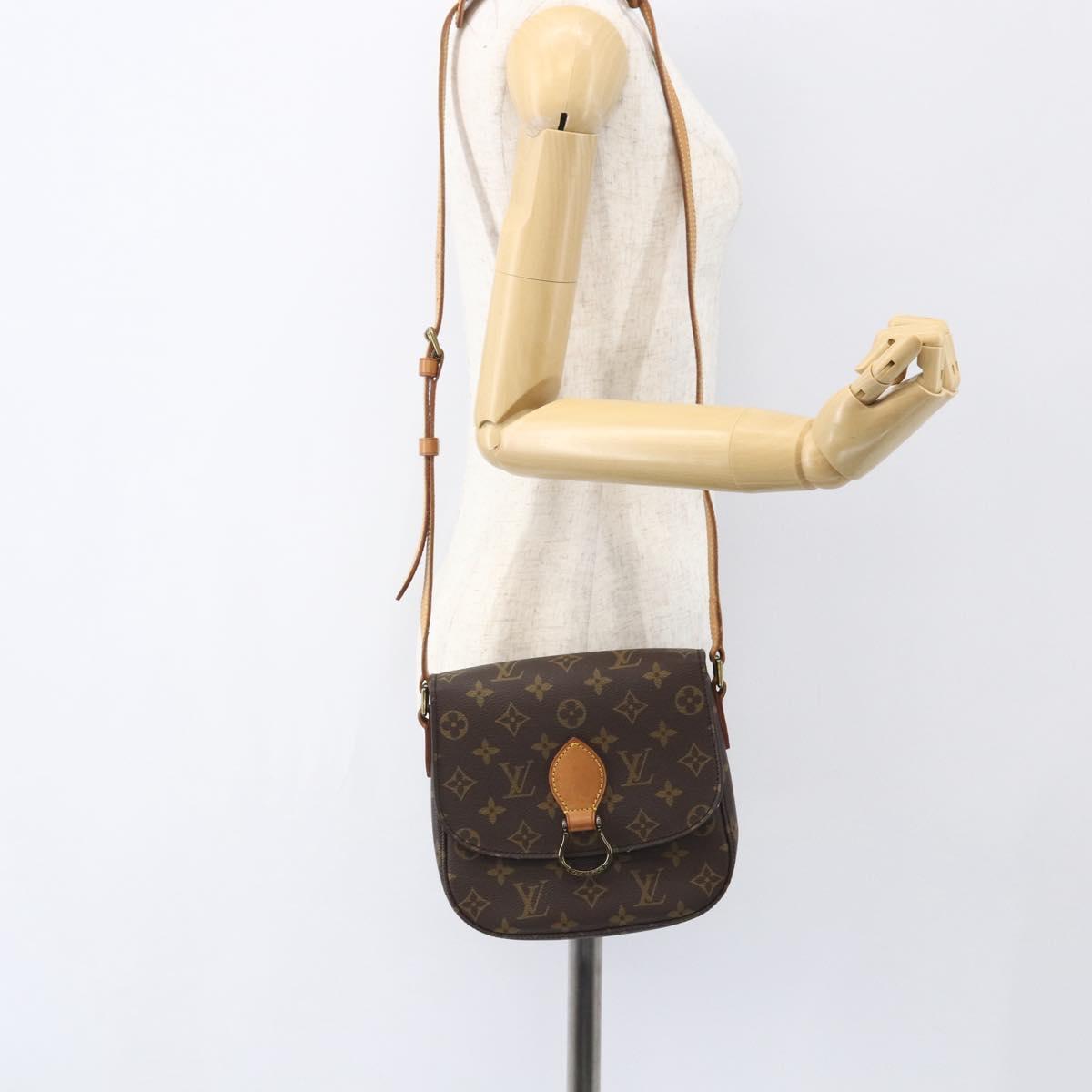 LOUIS VUITTON Monogram Saint Cloud MM Shoulder Bag M51243 LV Auth 156994