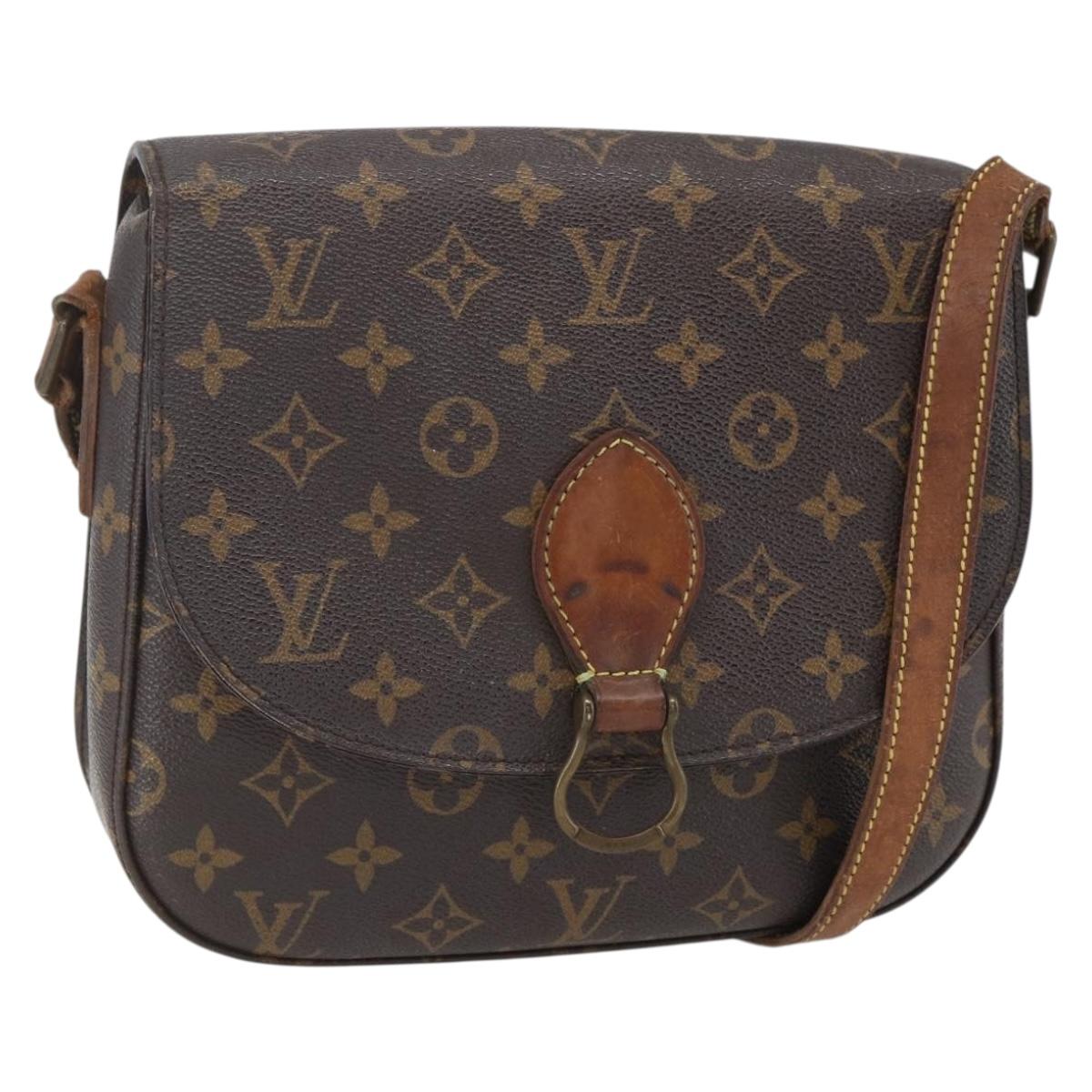 LOUIS VUITTON Monogram Saint Cloud GM Shoulder Bag M51242 LV Auth 156995