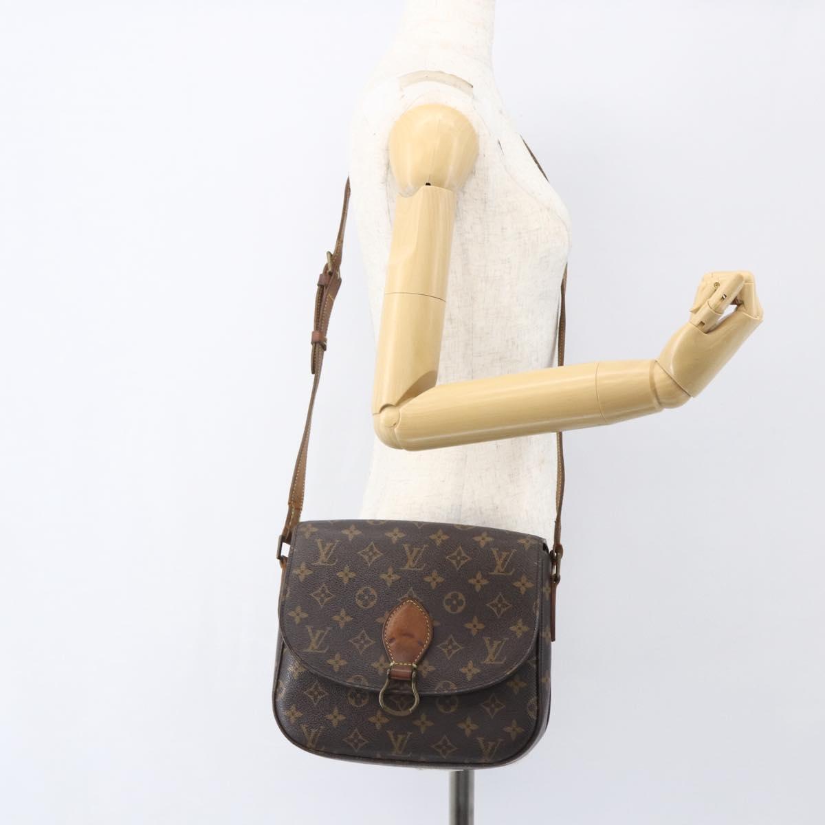 LOUIS VUITTON Monogram Saint Cloud GM Shoulder Bag M51242 LV Auth 156995