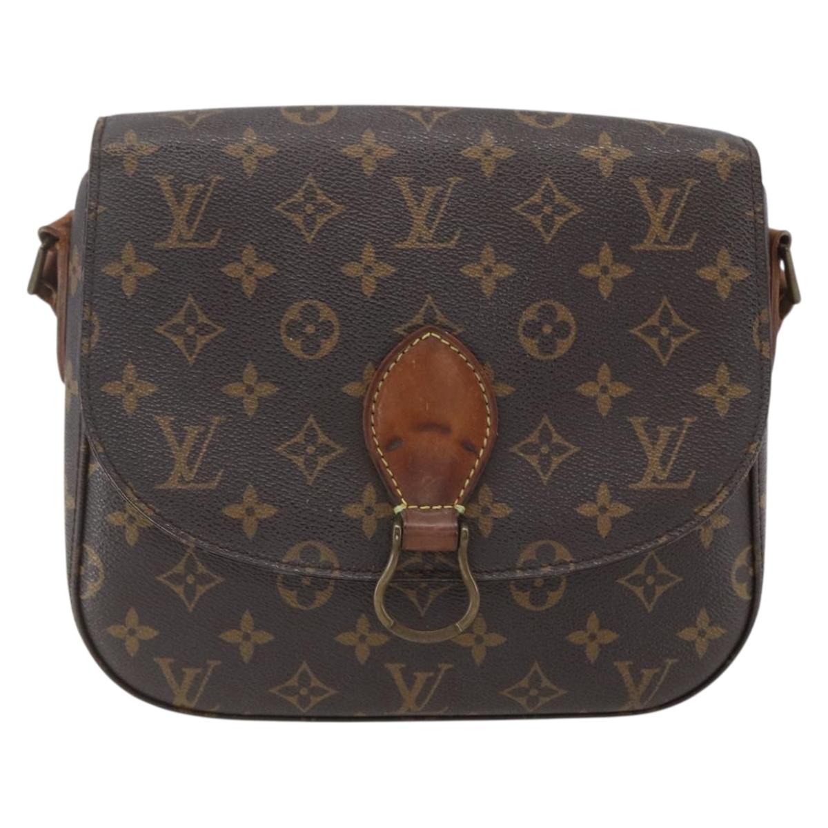 LOUIS VUITTON Monogram Saint Cloud GM Shoulder Bag M51242 LV Auth 156995