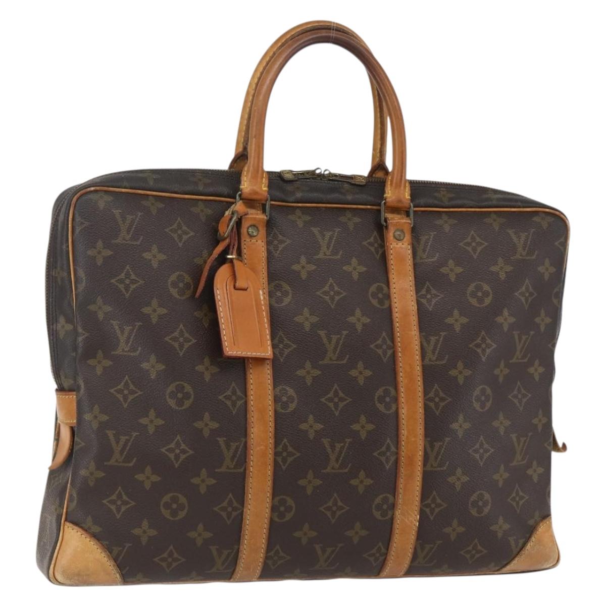 LOUIS VUITTON Monogram Porte Documents Voyage Business Bag M53361 LV Auth 156997