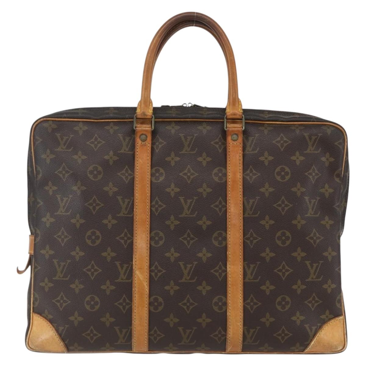 LOUIS VUITTON Monogram Porte Documents Voyage Business Bag M53361 LV Auth 156997