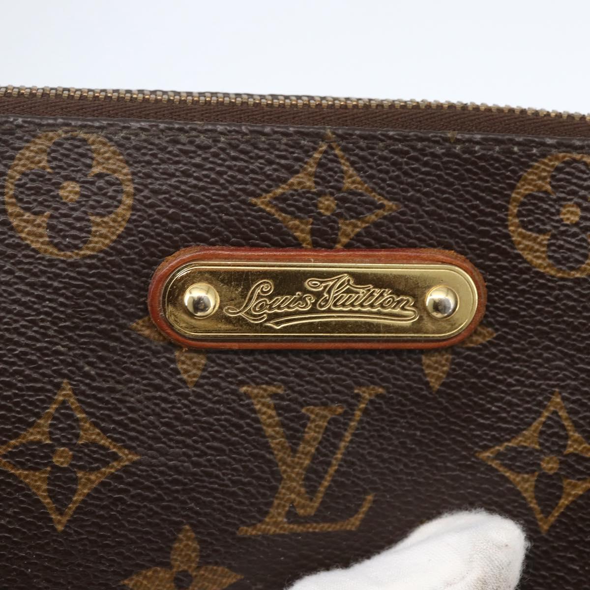 LOUIS VUITTON Monogram Eva Shoulder Bag M95567 LV Auth 156998