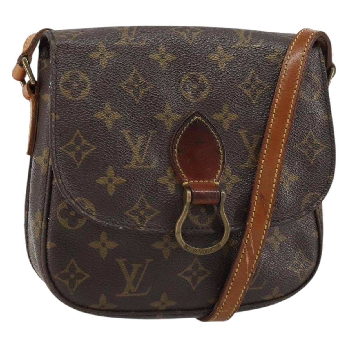 LOUIS VUITTON Monogram Saint Cloud MM Shoulder Bag M51243 LV Auth 157003