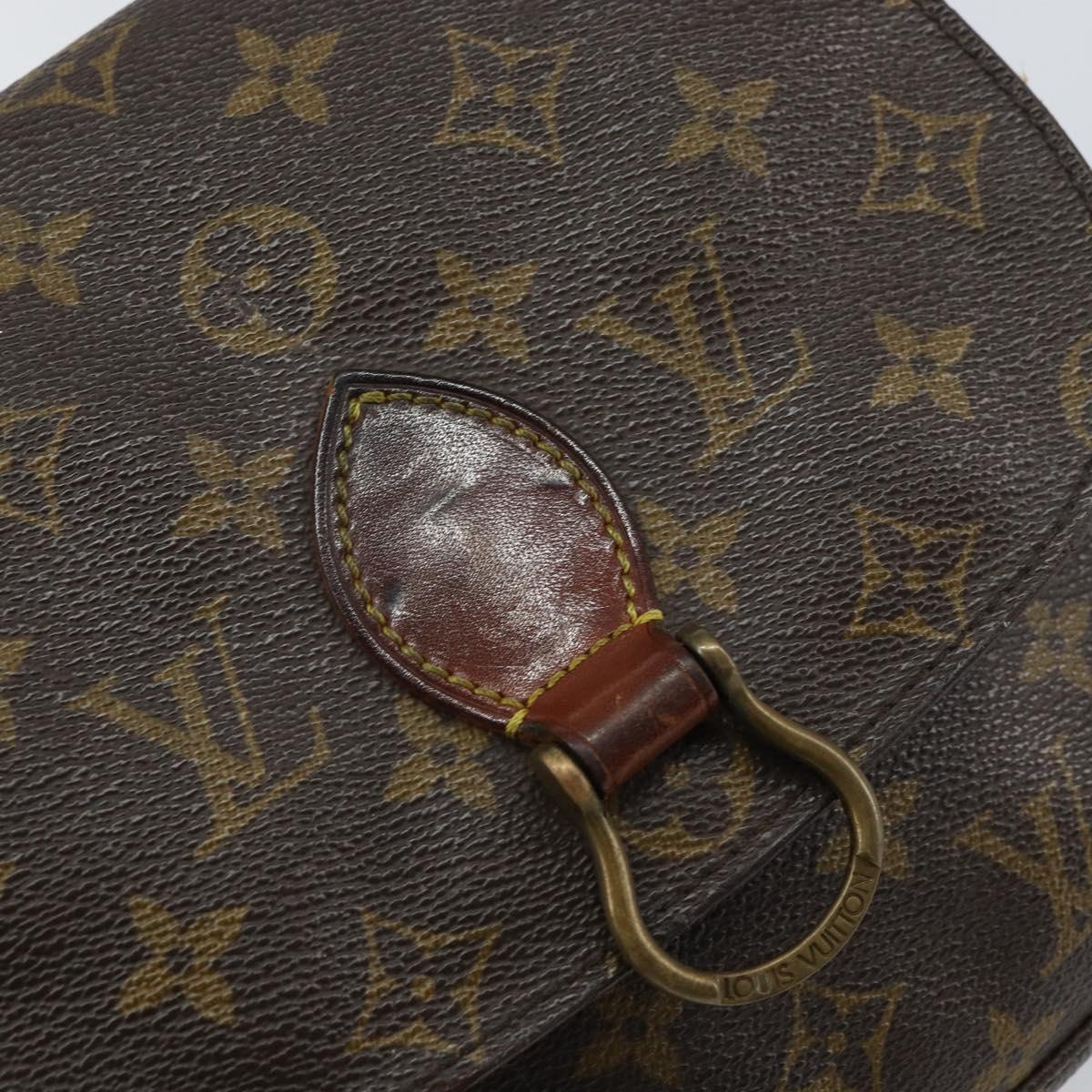 LOUIS VUITTON Monogram Saint Cloud MM Shoulder Bag M51243 LV Auth 157003