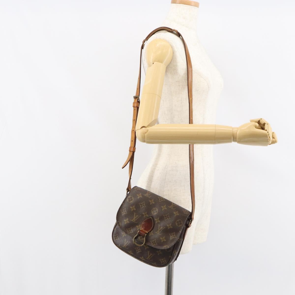 LOUIS VUITTON Monogram Saint Cloud MM Shoulder Bag M51243 LV Auth 157003