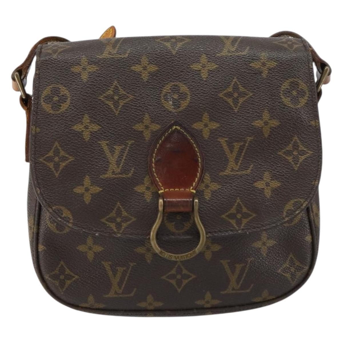 LOUIS VUITTON Monogram Saint Cloud MM Shoulder Bag M51243 LV Auth 157003