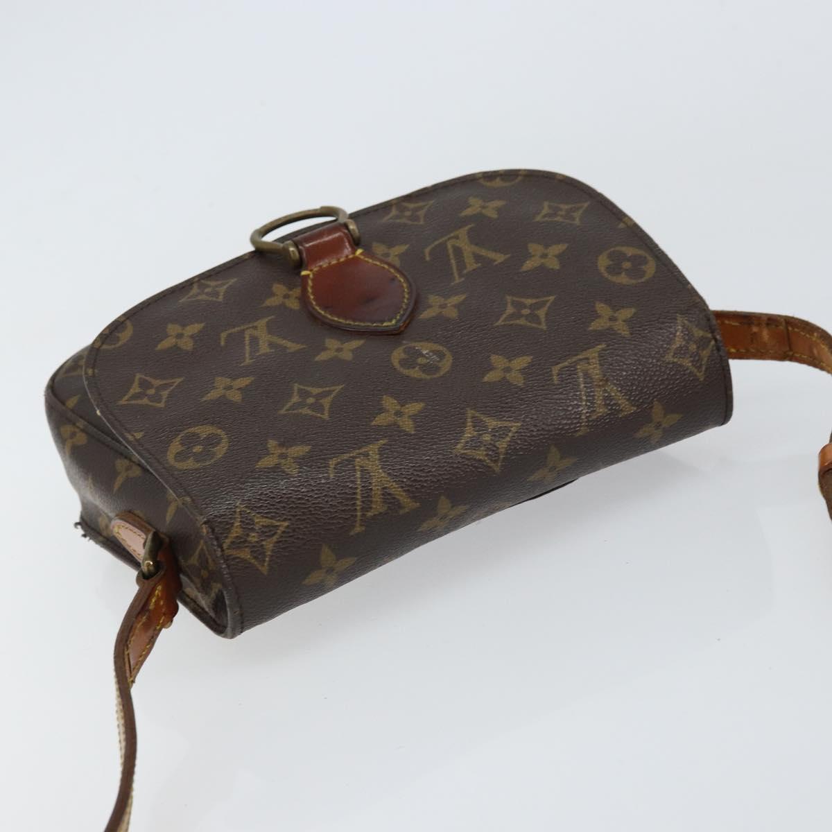 LOUIS VUITTON Monogram Saint Cloud MM Shoulder Bag M51243 LV Auth 157003