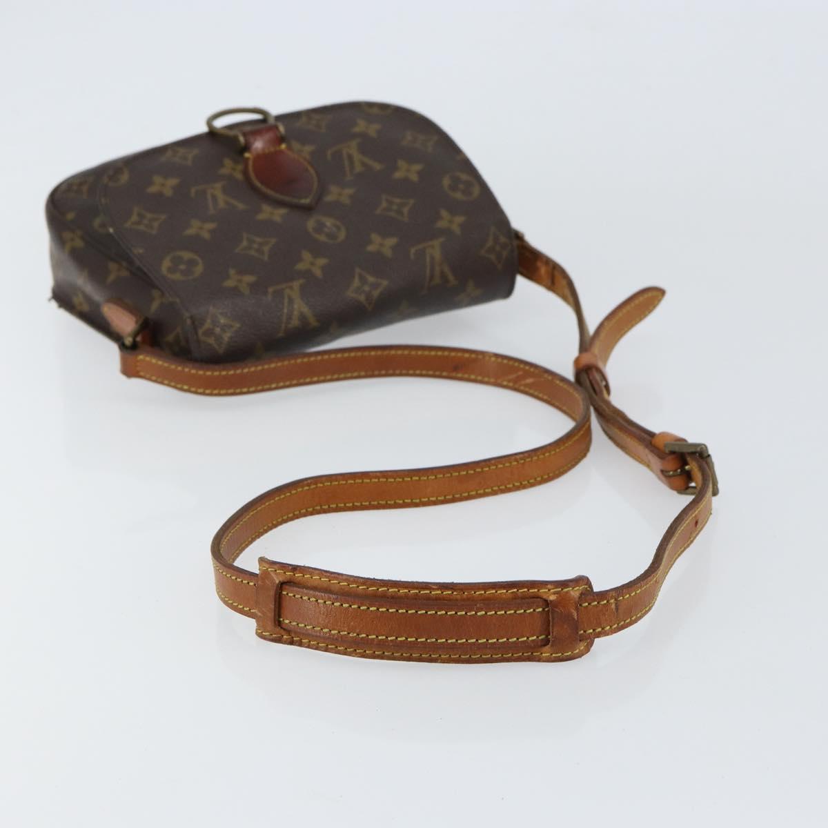 LOUIS VUITTON Monogram Saint Cloud MM Shoulder Bag M51243 LV Auth 157003