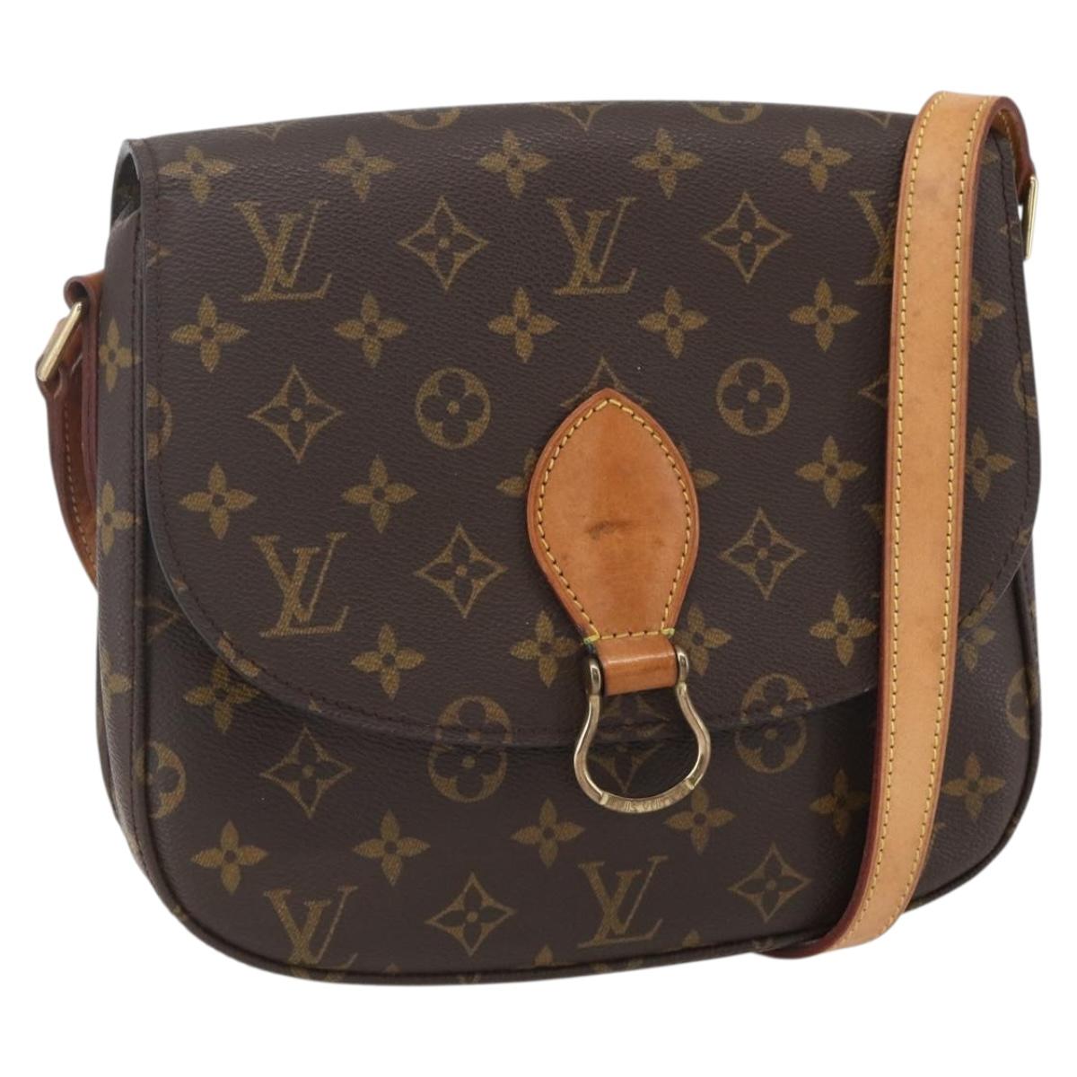 LOUIS VUITTON Monogram Saint Cloud GM Shoulder Bag M51242 LV Auth 157018