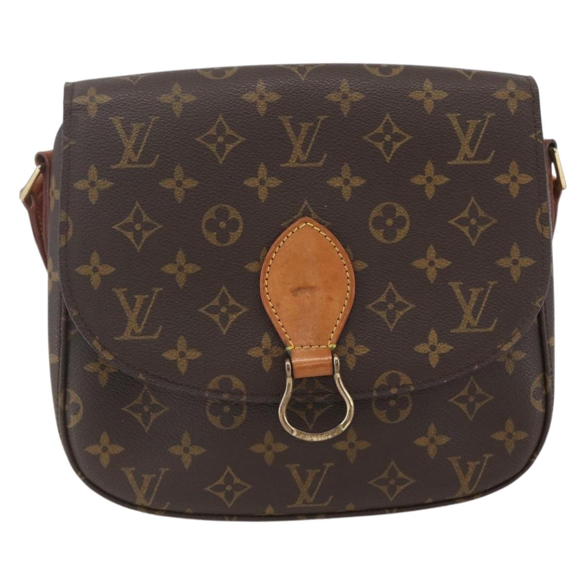 LOUIS VUITTON Monogram Saint Cloud GM Shoulder Bag M51242 LV Auth 157018