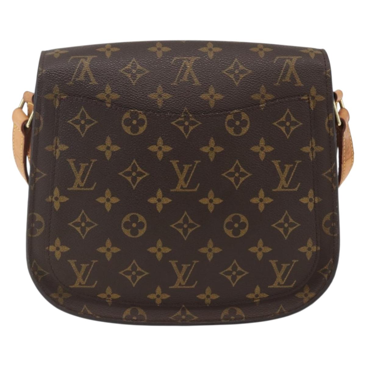 LOUIS VUITTON Monogram Saint Cloud GM Shoulder Bag M51242 LV Auth 157018
