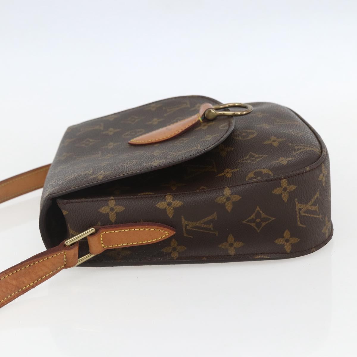 LOUIS VUITTON Monogram Saint Cloud GM Shoulder Bag M51242 LV Auth 157018