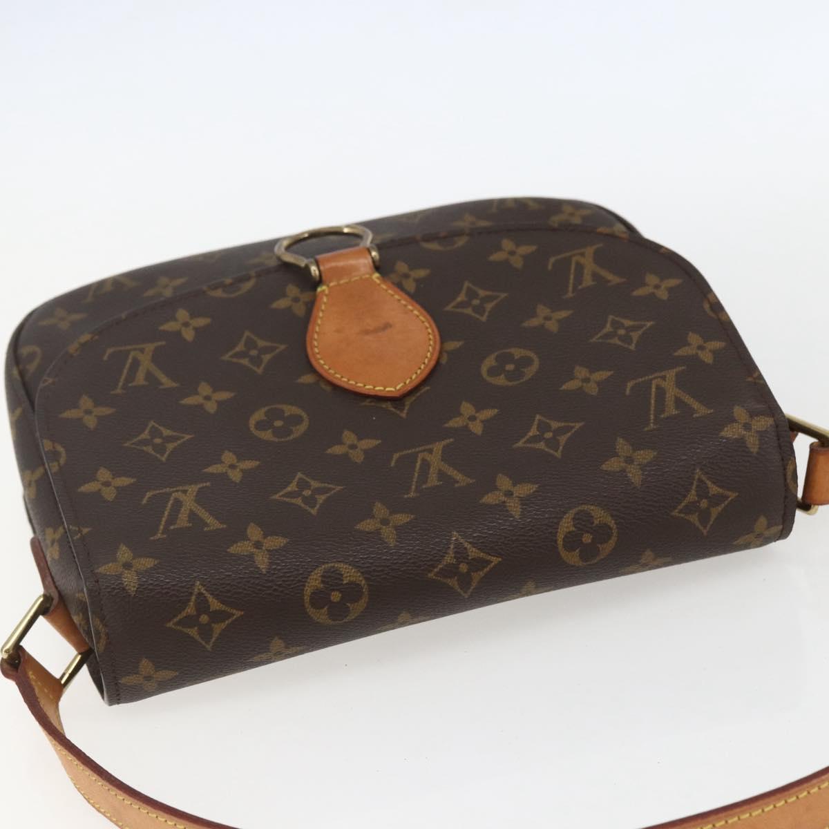 LOUIS VUITTON Monogram Saint Cloud GM Shoulder Bag M51242 LV Auth 157018