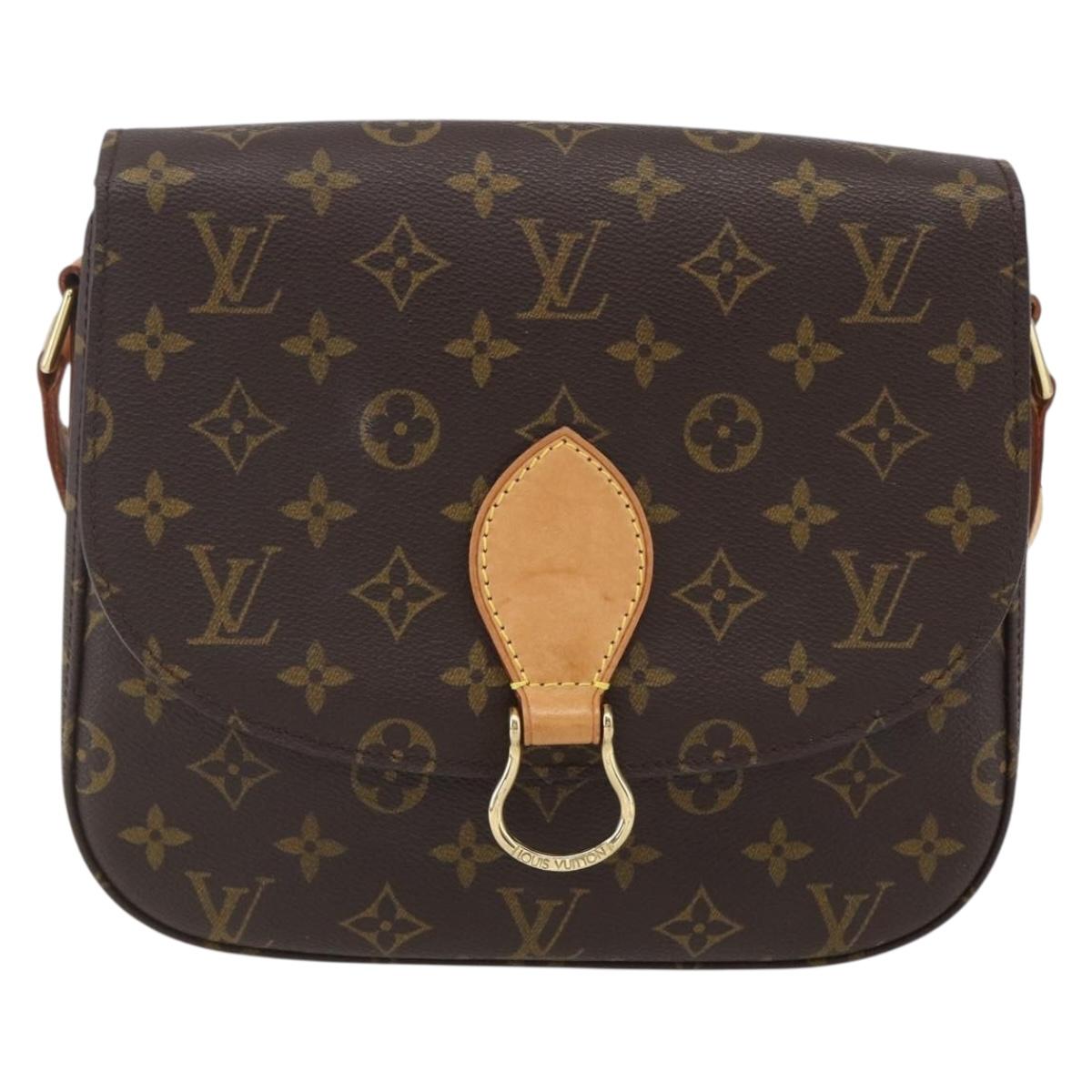LOUIS VUITTON Monogram Saint Cloud GM Shoulder Bag M51242 LV Auth 157019V