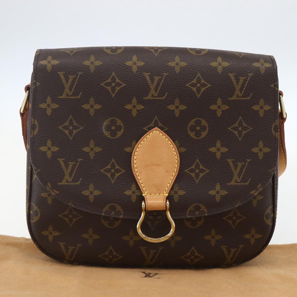 LOUIS VUITTON Monogram Saint Cloud GM Shoulder Bag M51242 LV Auth 157019V