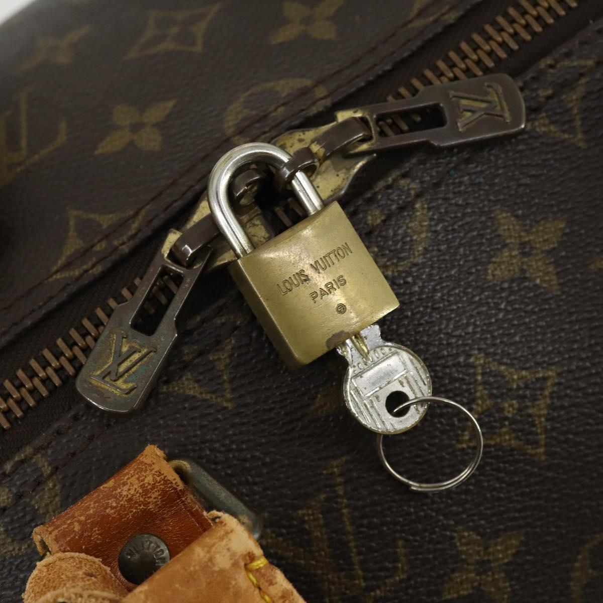 LOUIS VUITTON Monogram Keepall 50 Boston Bag M41426 LV Auth 157022