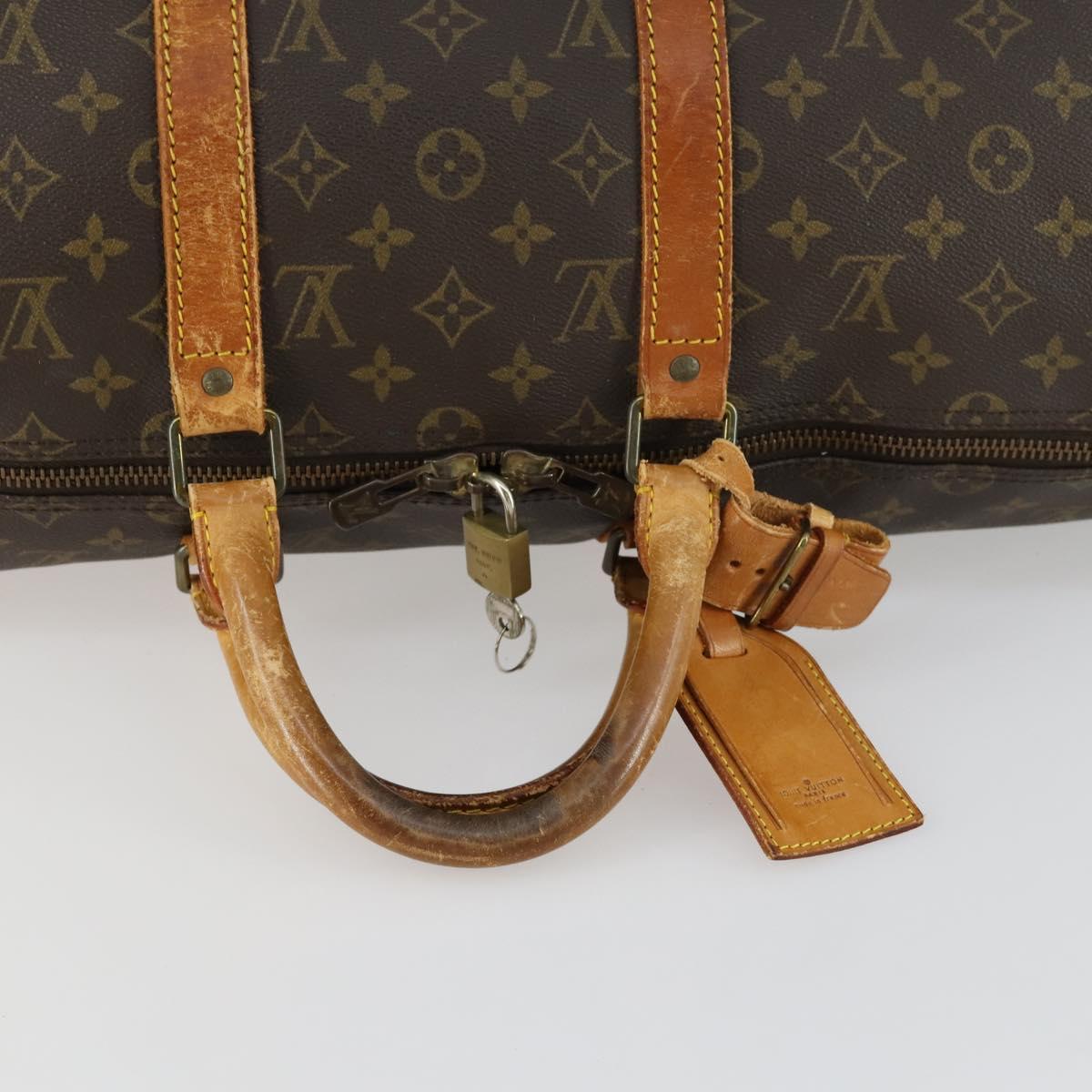 LOUIS VUITTON Monogram Keepall 50 Boston Bag M41426 LV Auth 157022