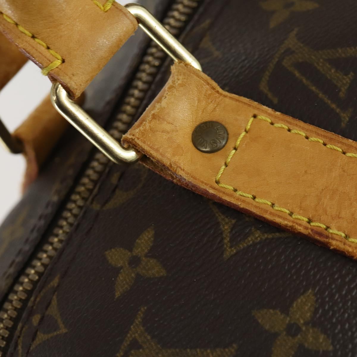 LOUIS VUITTON Monogram Keepall Bandouliere 50 Boston Bag M41416 LV Auth 157024