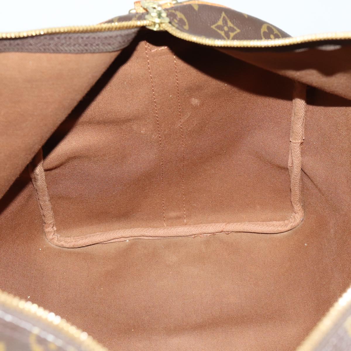 LOUIS VUITTON Monogram Keepall Bandouliere 50 Boston Bag M41416 LV Auth 157024