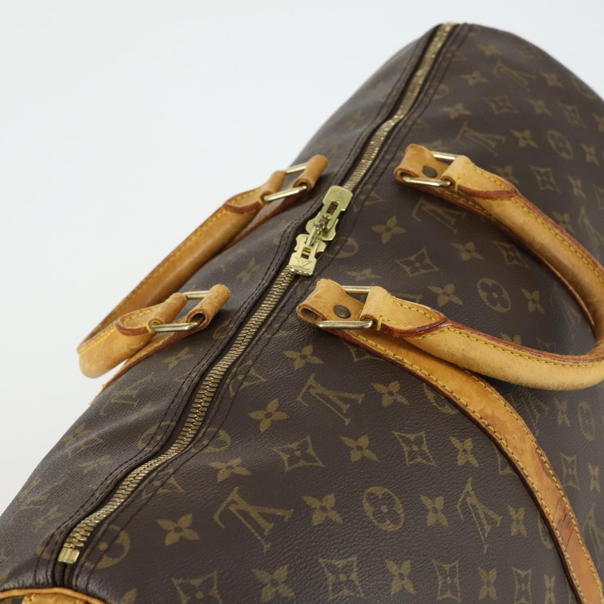 LOUIS VUITTON Monogram Keepall Bandouliere 50 Boston Bag M41416 LV Auth 157024