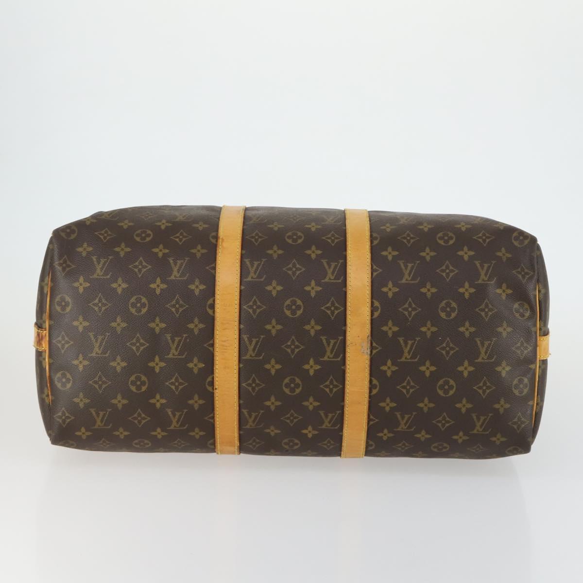 LOUIS VUITTON Monogram Keepall Bandouliere 50 Boston Bag M41416 LV Auth 157024