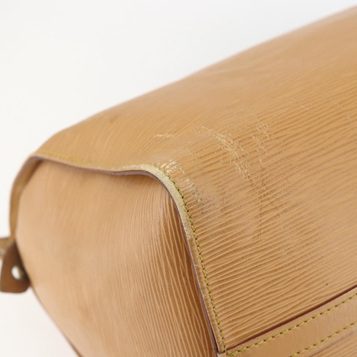 LOUIS VUITTON Epi Speedy 30 Hand Bag Beige LV Auth 157028