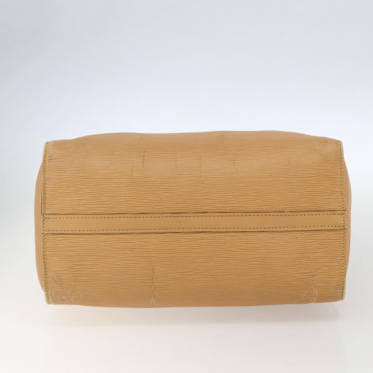LOUIS VUITTON Epi Speedy 30 Hand Bag Beige LV Auth 157028