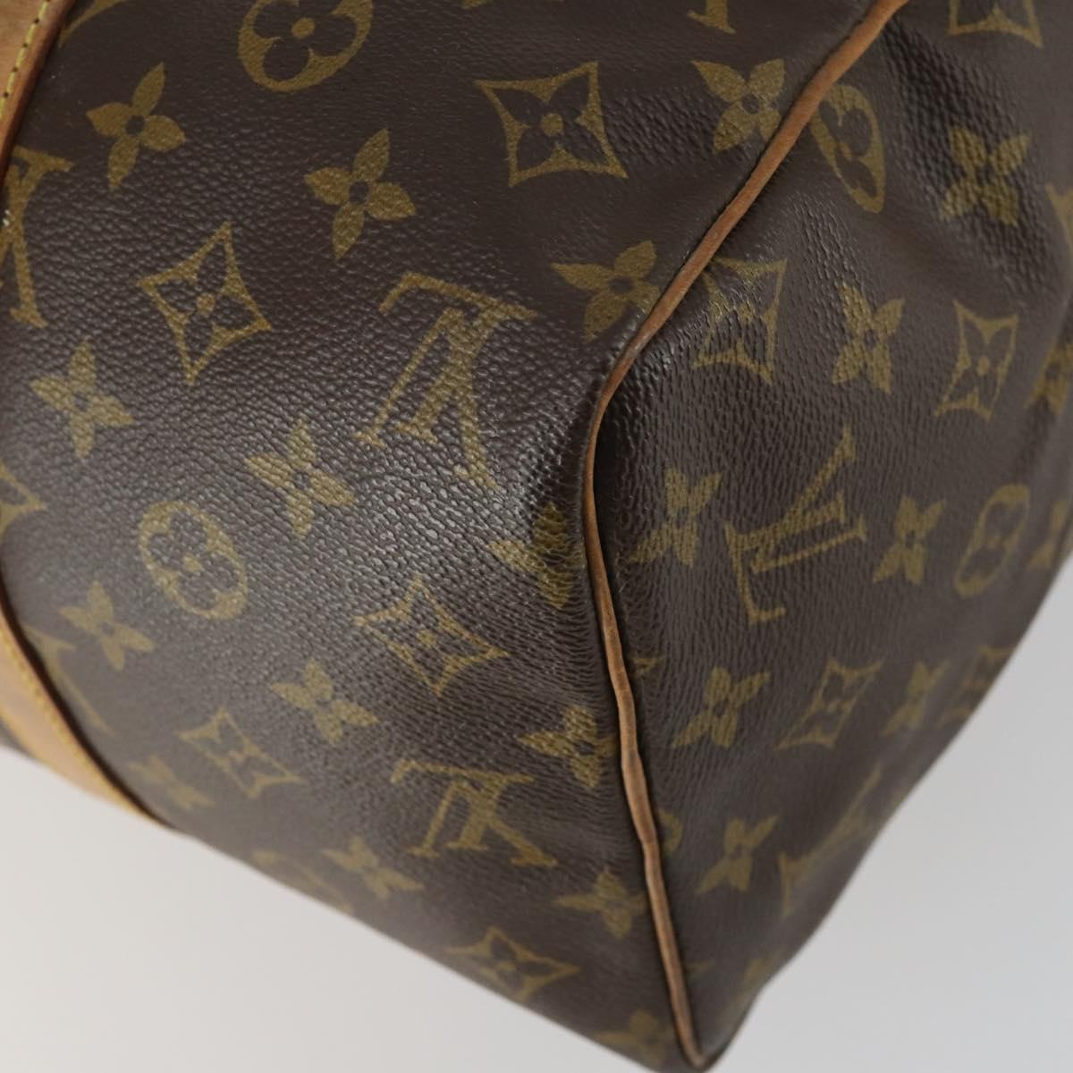 LOUIS VUITTON Monogram Sac Souple 35 Boston Bag M41626 LV Auth 157033