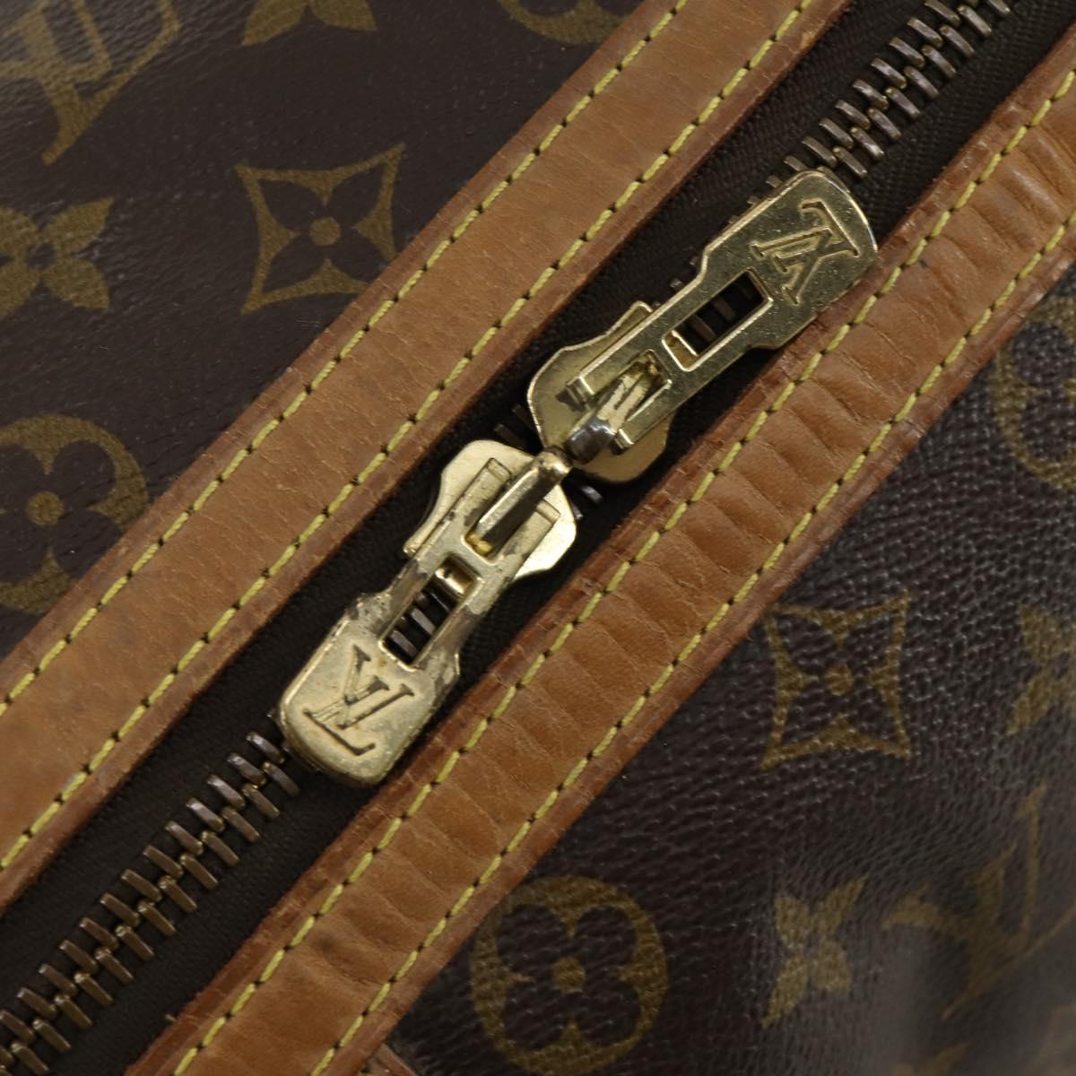LOUIS VUITTON Monogram Sac Souple 35 Boston Bag M41626 LV Auth 157033