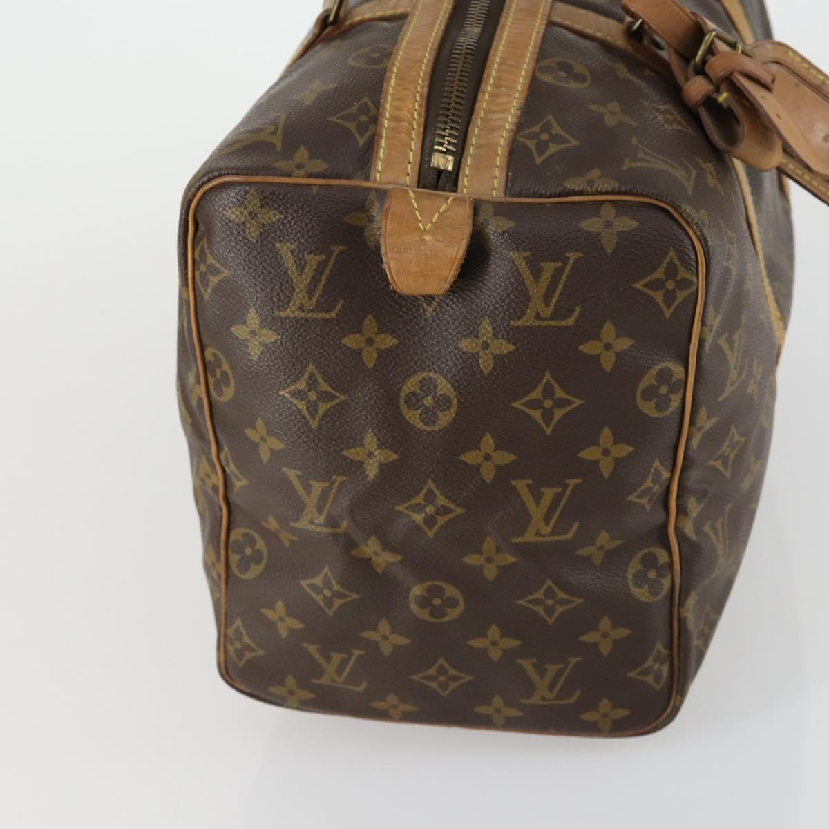 LOUIS VUITTON Monogram Sac Souple 35 Boston Bag M41626 LV Auth 157033