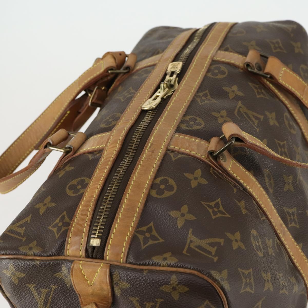 LOUIS VUITTON Monogram Sac Souple 35 Boston Bag M41626 LV Auth 157033