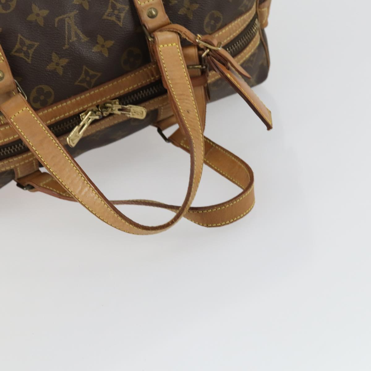 LOUIS VUITTON Monogram Sac Souple 35 Boston Bag M41626 LV Auth 157033